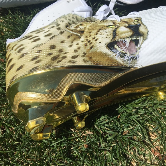 Adidas Mens Size 17 Cheetah Football Cleats - Picture 7 of 7